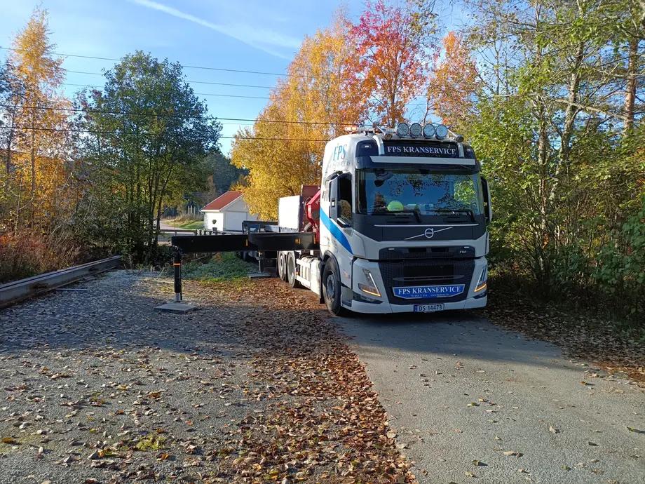Kran og transport