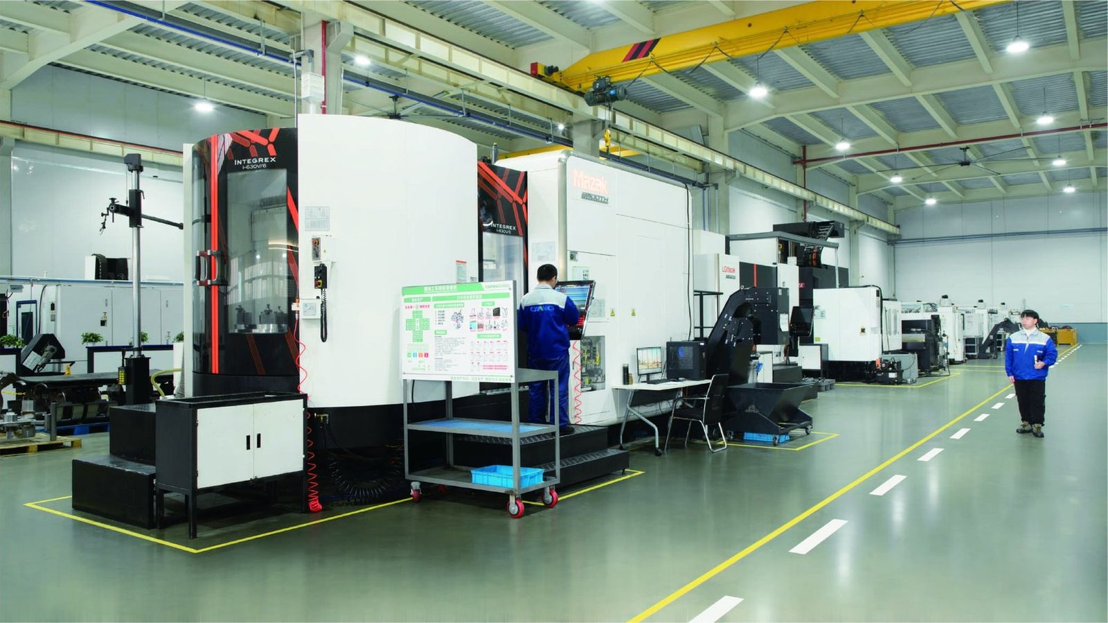 Ounuo Wenhong dijital üretim merkezi ve Mazak CNC işleme hattı