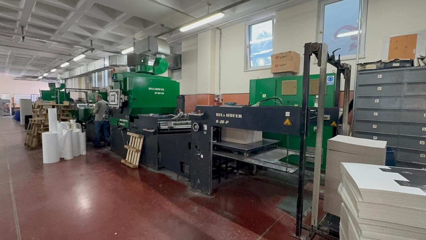 BILLHOFER EK 102-50 OTOMATİK SELEFON MAKİNESİ