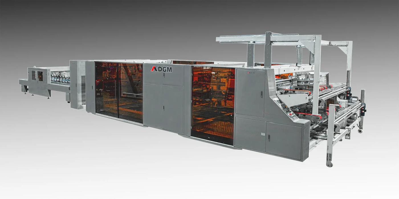 DGM T-FOLD STITCHER 3000 ÇİFT BESLEMELİ İKİ PARÇALI KATLAMA-YAPIŞTIRMA MAKİNESİ