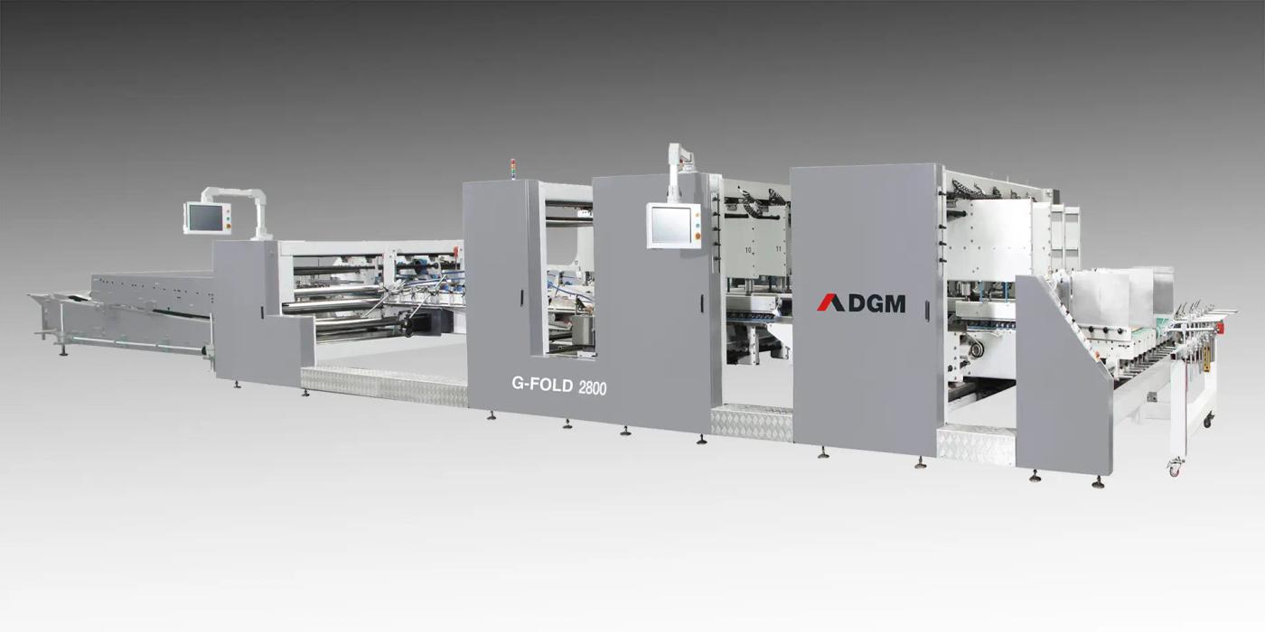 DGM G 2800 AC AUTOMATISCHE WELLPAPPEN-FALTSCHACHTEL-KLEBEMASCHINE