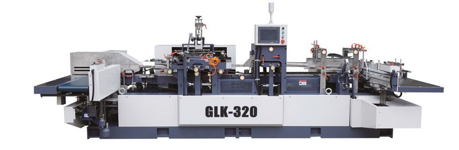 Beijing Runda GLK-320 yüksek hızlı kitap kapağı katlama ve ön kenar tıraşlama makinesi