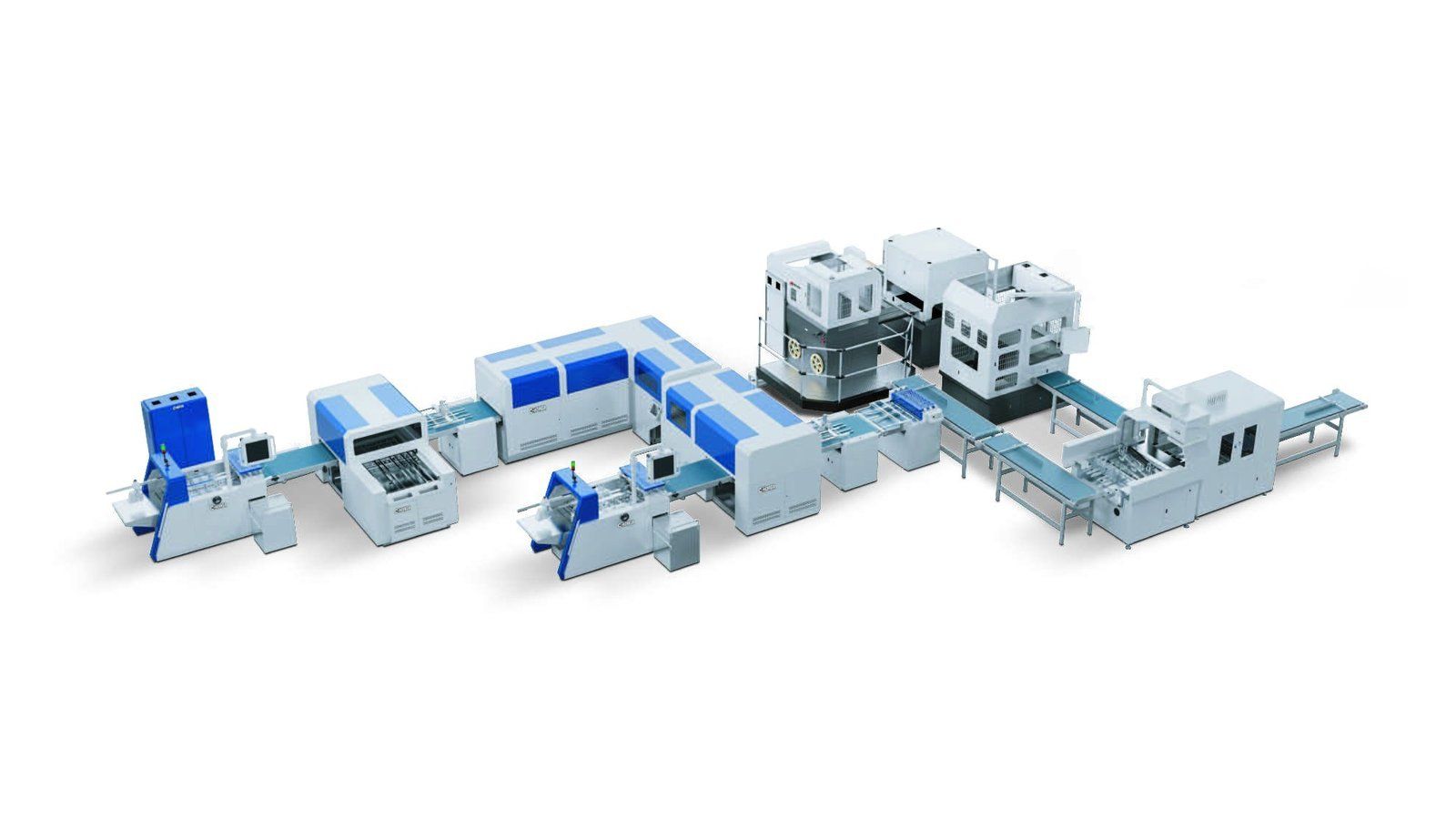 Horda book-style rigid box production line