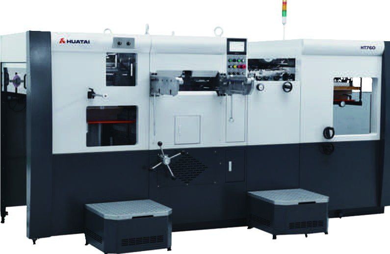 Huatai HT760 yüksek hızlı otomatik kutu kesim makinesi