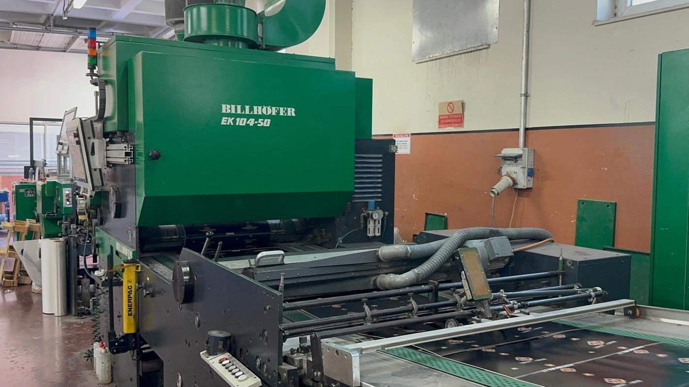BILLHOFER EK 104-50 OTOMATİK SELEFON MAKİNESİ