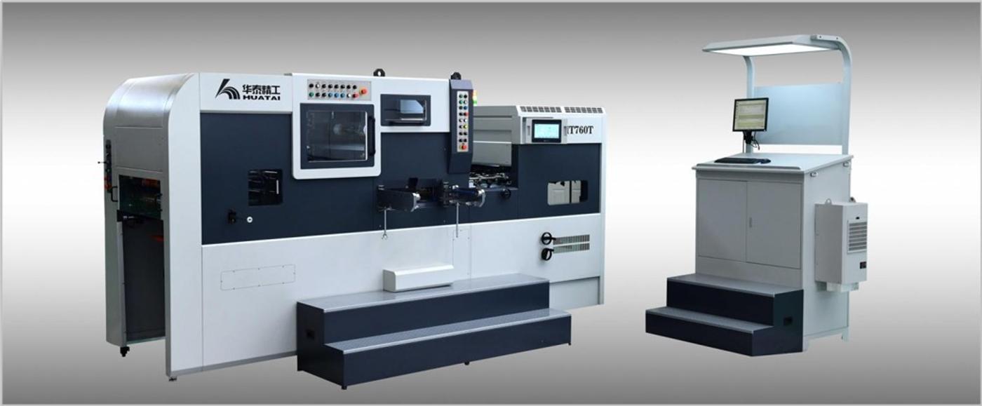 HUATAI HT-760T YÜKSEK HIZLI YALDIZLI OTOMATİK KUTU KESİM MAKİNESİ