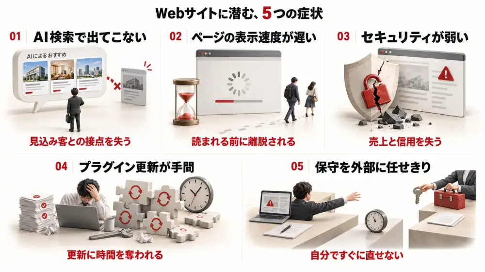 失われている5つのもの