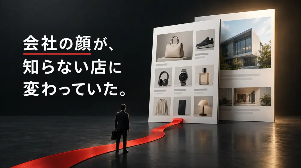 会社の顔が知らない店に代わっていた