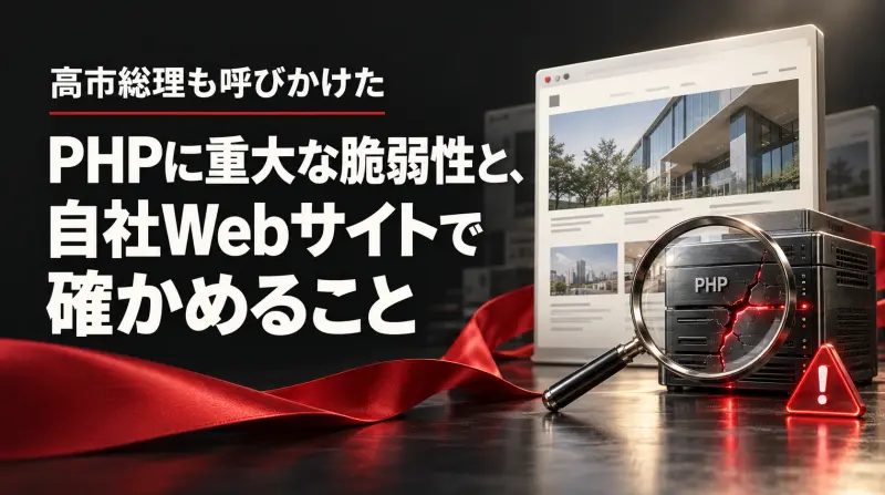 高市総理も呼びかけたPHPに重大な脆弱性と、自社Webサイトで確かめること