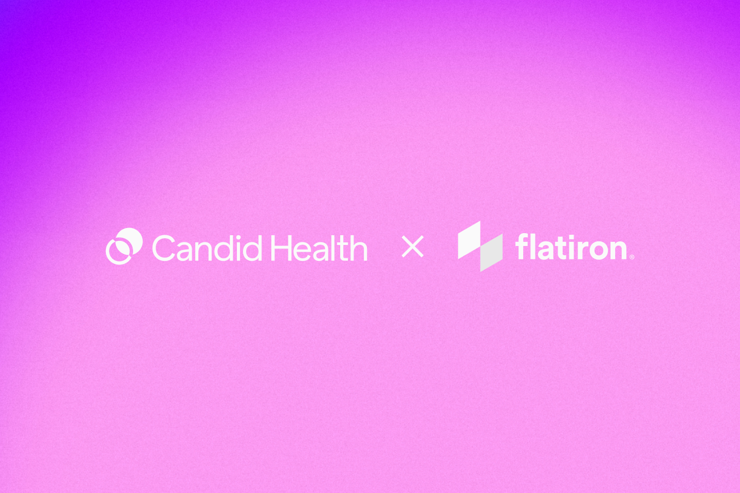 Flatiron Health and Candid Health logos on a pink gradient background​​​​‌﻿‍﻿​‍​‍‌‍﻿﻿‌﻿​‍‌‍‍‌‌‍‌﻿‌‍‍‌‌‍﻿‍​‍​‍​﻿‍‍​‍​‍‌﻿​﻿‌‍​‌‌‍﻿‍‌‍‍‌‌﻿‌​‌﻿‍‌​‍﻿‍‌‍‍‌‌‍﻿﻿​‍​‍​‍﻿​​‍​‍‌‍‍​‌﻿​‍‌‍‌‌‌‍‌‍​‍​‍​﻿‍‍​‍​‍‌‍‍​‌﻿‌​‌﻿‌​‌﻿​​​﻿‍‍​‍﻿﻿​‍﻿﻿‌‍﻿​‌‍﻿﻿‌‍​﻿‌‍​‌‌‍﻿​‌‍‍​‌‍﻿﻿‌﻿​﻿‌﻿‌​​﻿‍‍​﻿​﻿​﻿​﻿​﻿​﻿​﻿​﻿​‍﻿﻿‌‍‍‌‌‍﻿‍‌﻿‌​‌‍‌‌‌‍﻿‍‌﻿‌​​‍﻿﻿‌‍‌‌‌‍‌​‌‍‍‌‌﻿‌​​‍﻿﻿‌‍﻿‌‌‍﻿﻿‌‍‌​‌‍‌‌​﻿﻿‌‌﻿​​‌﻿​‍‌‍‌‌‌﻿​﻿‌‍‌‌‌‍﻿‍‌﻿‌​‌‍​‌‌﻿‌​‌‍‍‌‌‍﻿﻿‌‍﻿‍​﻿‍﻿‌‍‍‌‌‍‌​​﻿﻿‌​﻿‌‍‌‍​﻿​﻿​​​﻿‍​​﻿​​‌‍​‌​﻿‍​‌‍‌‍​‍﻿‌‌‍‌‌​﻿​‌‌‍‌‌‌‍‌‍​‍﻿‌​﻿‌​​﻿​‌​﻿‌‍​﻿‍‌​‍﻿‌​﻿‍‌​﻿‌‍​﻿​​‌‍‌‍​‍﻿‌‌‍​‌‌‍​‍‌‍​‍​﻿‍‌​﻿‍‌‌‍‌‍​﻿‌​​﻿‌​‌‍‌‍​﻿‌​‌‍‌‌​﻿‌‍​﻿‍﻿‌﻿‌​‌﻿‍‌‌﻿​​‌‍‌‌​﻿﻿‌‌‍​‍‌‍﻿​‌‍﻿﻿‌‍‌﻿‌‌​​‌‍﻿﻿‌﻿​﻿‌﻿‌​​﻿‍﻿‌﻿​​‌‍​‌‌﻿‌​‌‍‍​​﻿﻿‌‌‍‍​‌‍‌‌‌﻿​‍‌‍﻿﻿‌​‍‌‌‍﻿‌‌‍​‌‌‍‌﻿‌‍‌‌​‍﻿‍‌‍​‌‌‍﻿​‌﻿‌​‌‌‌​‌‍‌‌‌﻿‍​‌﻿‌​​﻿﻿﻿‌‍​‍‌‍​‌‌﻿​﻿‌‍‌‌‌‌‌‌‌﻿​‍‌‍﻿​​﻿﻿‌‌‍‍​‌﻿‌​‌﻿‌​‌﻿​​​‍‌‌​﻿​﻿‌​​‌​‍‌‌​﻿​‍‌​‌‍​‍‌‌​﻿​‍‌​‌‍‌‍﻿​‌‍﻿﻿‌‍​﻿‌‍​‌‌‍﻿​‌‍‍​‌‍﻿﻿‌﻿​﻿‌﻿‌​​‍‌‌​﻿​﻿‌​​‌​﻿​﻿​﻿​﻿​﻿​﻿​﻿​﻿​‍‌‍‌‍‍‌‌‍‌​​﻿﻿‌​﻿‌‍‌‍​﻿​﻿​​​﻿‍​​﻿​​‌‍​‌​﻿‍​‌‍‌‍​‍﻿‌‌‍‌‌​﻿​‌‌‍‌‌‌‍‌‍​‍﻿‌​﻿‌​​﻿​‌​﻿‌‍​﻿‍‌​‍﻿‌​﻿‍‌​﻿‌‍​﻿​​‌‍‌‍​‍﻿‌‌‍​‌‌‍​‍‌‍​‍​﻿‍‌​﻿‍‌‌‍‌‍​﻿‌​​﻿‌​‌‍‌‍​﻿‌​‌‍‌‌​﻿‌‍​‍‌‍‌﻿‌​‌﻿‍‌‌﻿​​‌‍‌‌​﻿﻿‌‌‍​‍‌‍﻿​‌‍﻿﻿‌‍‌﻿‌‌​​‌‍﻿﻿‌﻿​﻿‌﻿‌​​‍‌‍‌﻿​​‌‍​‌‌﻿‌​‌‍‍​​﻿﻿‌‌‍‍​‌‍‌‌‌﻿​‍‌‍﻿﻿‌​‍‌‌‍﻿‌‌‍​‌‌‍‌﻿‌‍‌‌​‍﻿‍‌‍​‌‌‍﻿​‌﻿‌​‌‌‌​‌‍‌‌‌﻿‍​‌﻿‌​​‍‌‍‌﻿​​‌‍‌‌‌﻿​‍‌﻿​﻿‌﻿​​‌‍‌‌‌‍​﻿‌﻿‌​‌‍‍‌‌﻿‌‍‌‍‌‌​﻿﻿‌‌﻿​​‌﻿‌‌‌‍​‍‌‍﻿​‌‍‍‌‌﻿​﻿‌‍‍​‌‍‌‌‌‍‌​​‍​‍‌﻿﻿‌