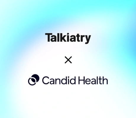 Talkiatry and Candid logos
