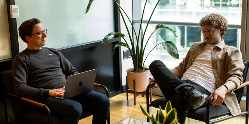 image of Candid's co-founders, Nick Perry and Doug Proctor discussing Candid’s fit for customers