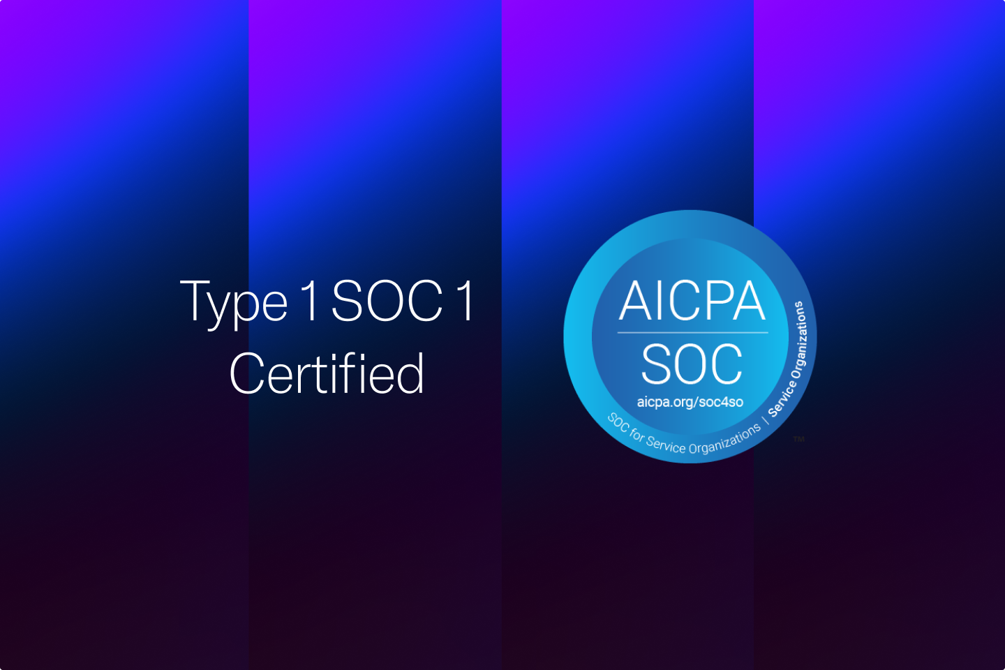 Type 1 SOC 1 Certification