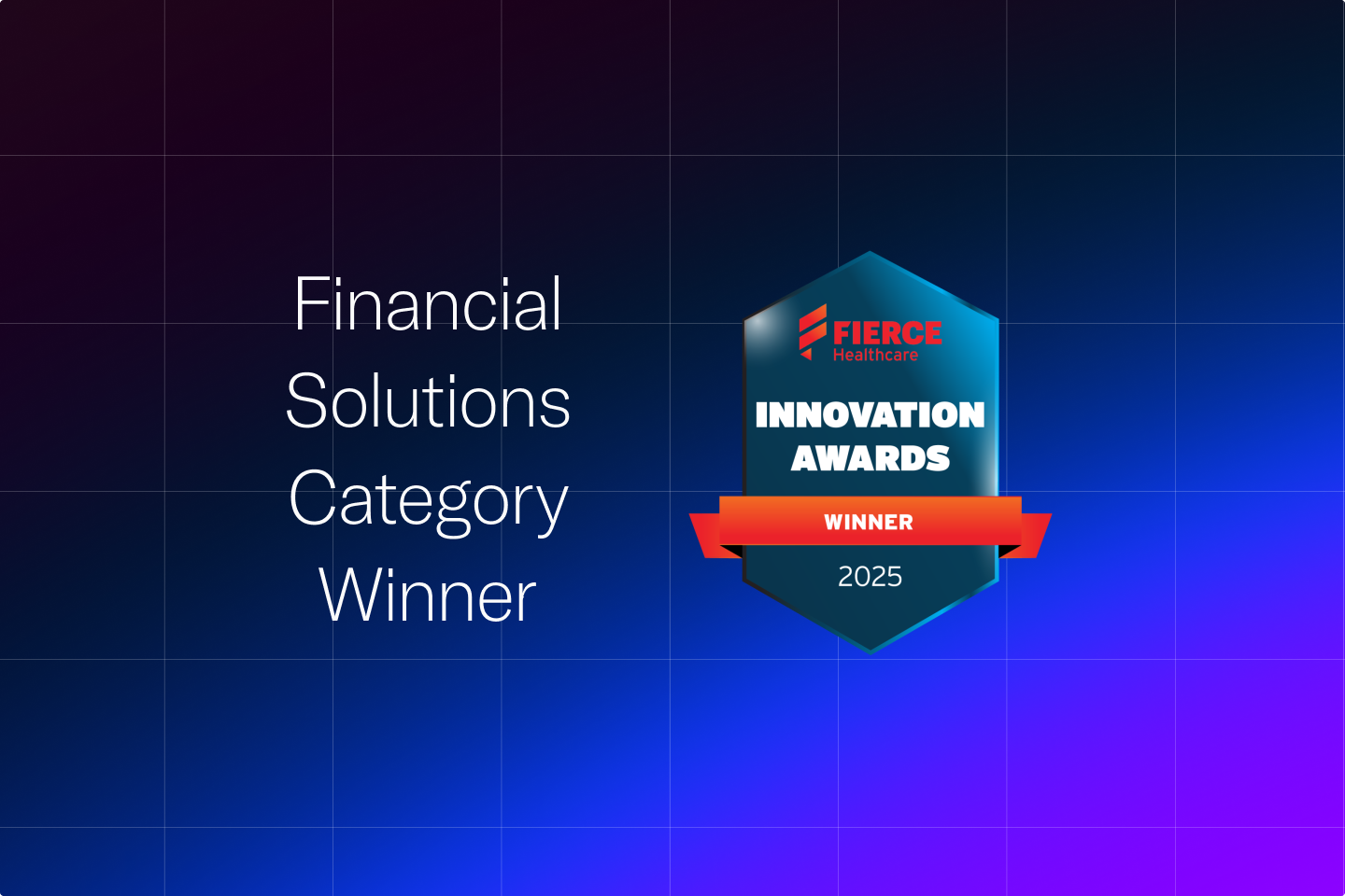 Fierce Innovation Awards winner - financial solutions