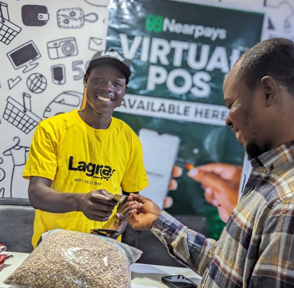 Business Using Nearpays Virtual POS to Receive Payment