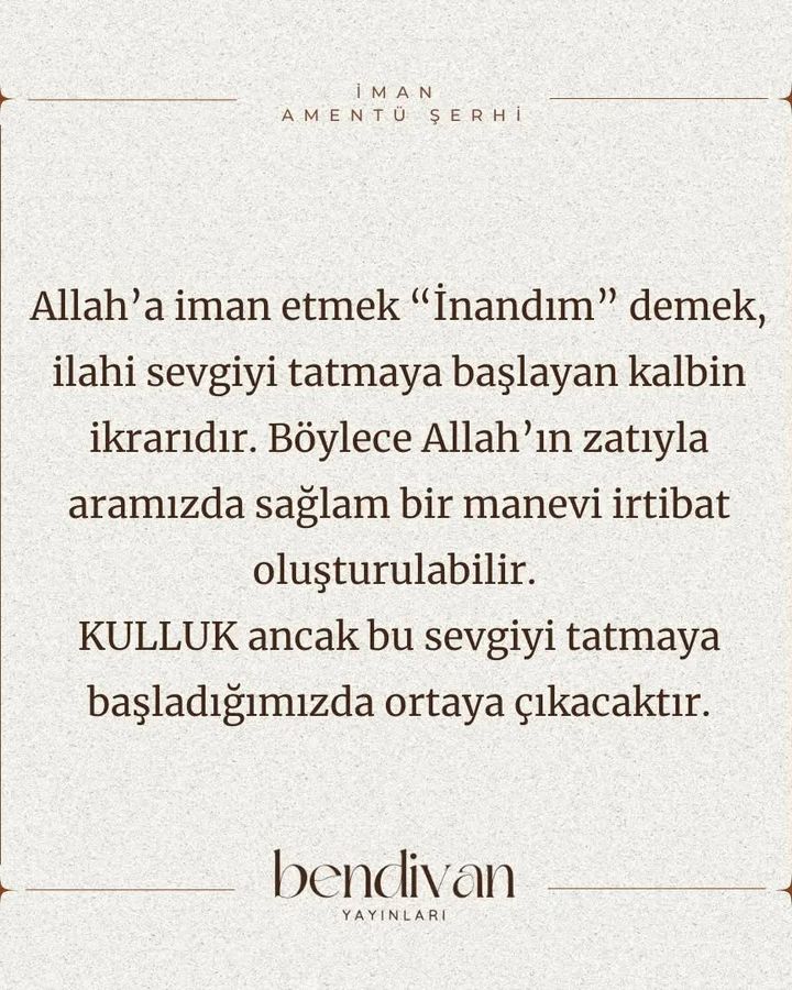 İMAN - Amentü Şerhi