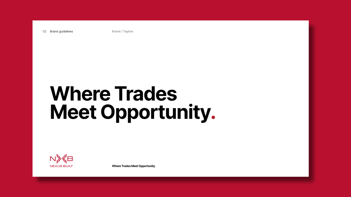 Nexus Built Visual Identity