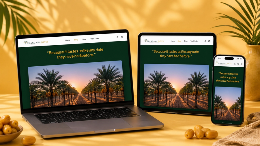 Telangana Dates website by Flashyminds