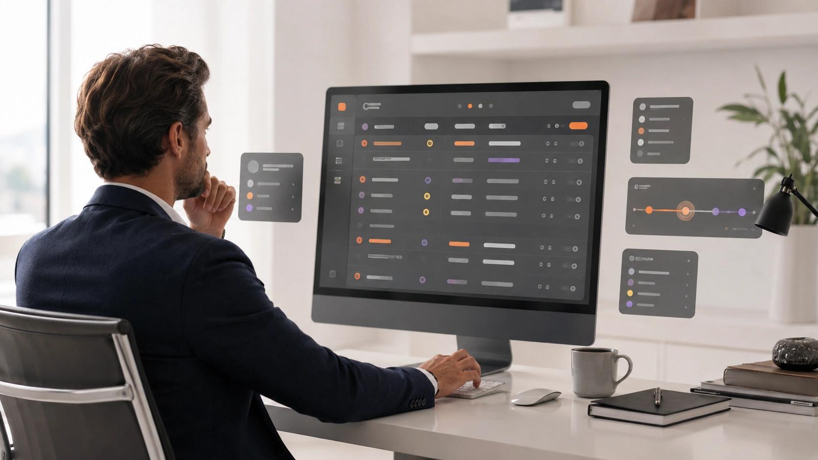 Test, Launch and Keep Improving visual for Workflow Automation showing data, decisions, safeguards and responsible operation | Flashyminds