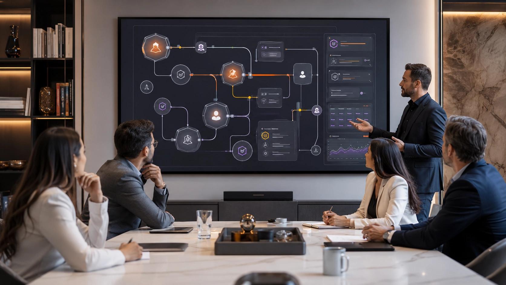 Test, Launch and Keep Improving visual for Data Analytics showing data, decisions, safeguards and responsible operation | Flashyminds