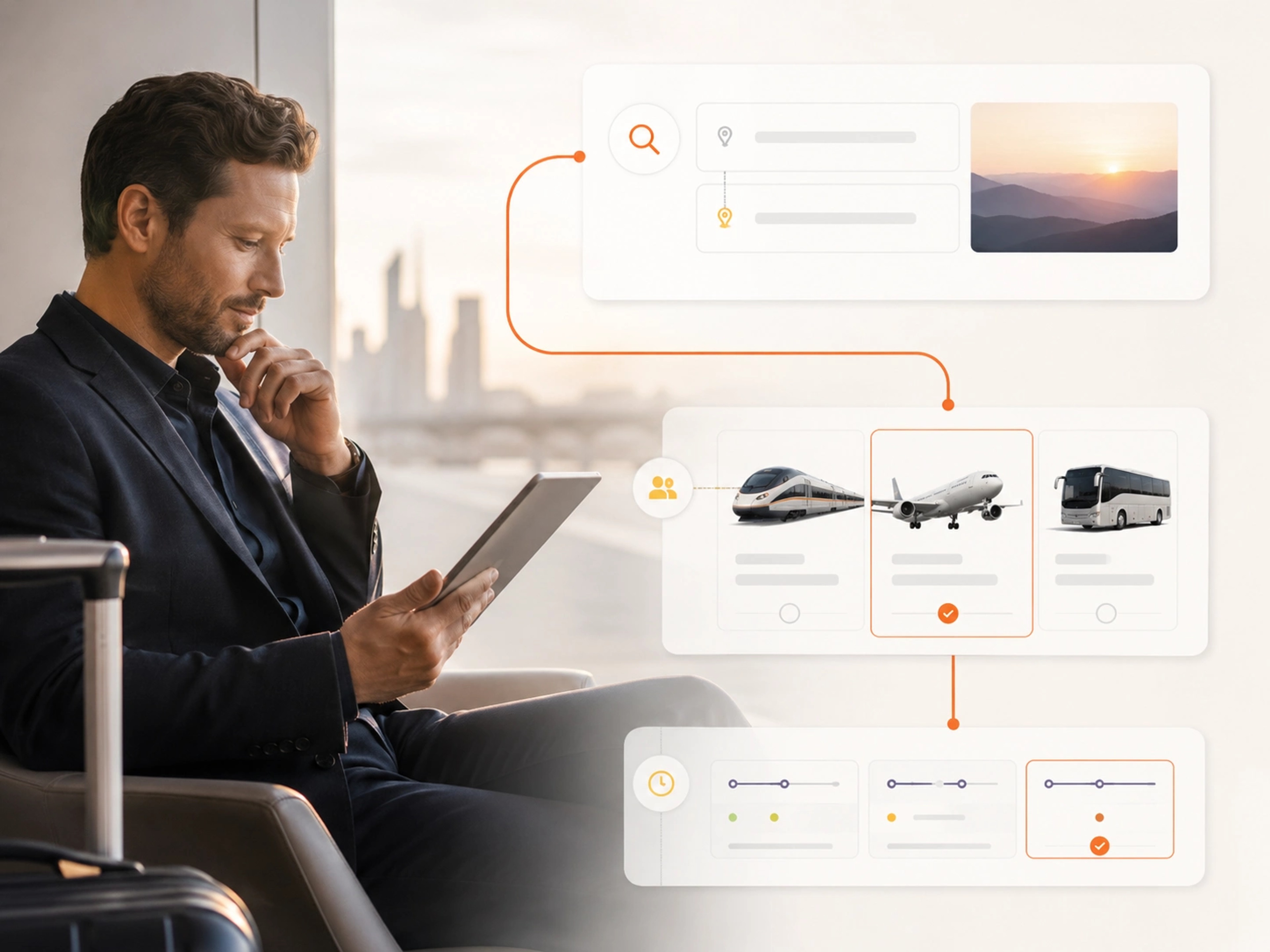 Capture the Real Requirement visual showing shipment lanes, cargo units, account workflows and exception visibility | Flashyminds