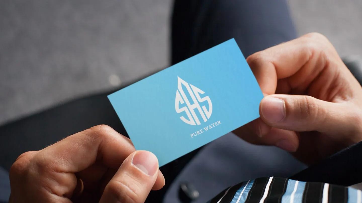 SAS Pure Water Logo Design