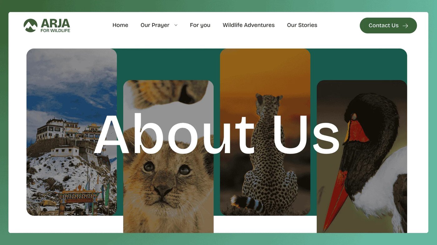 Arja for Wildlife Branding