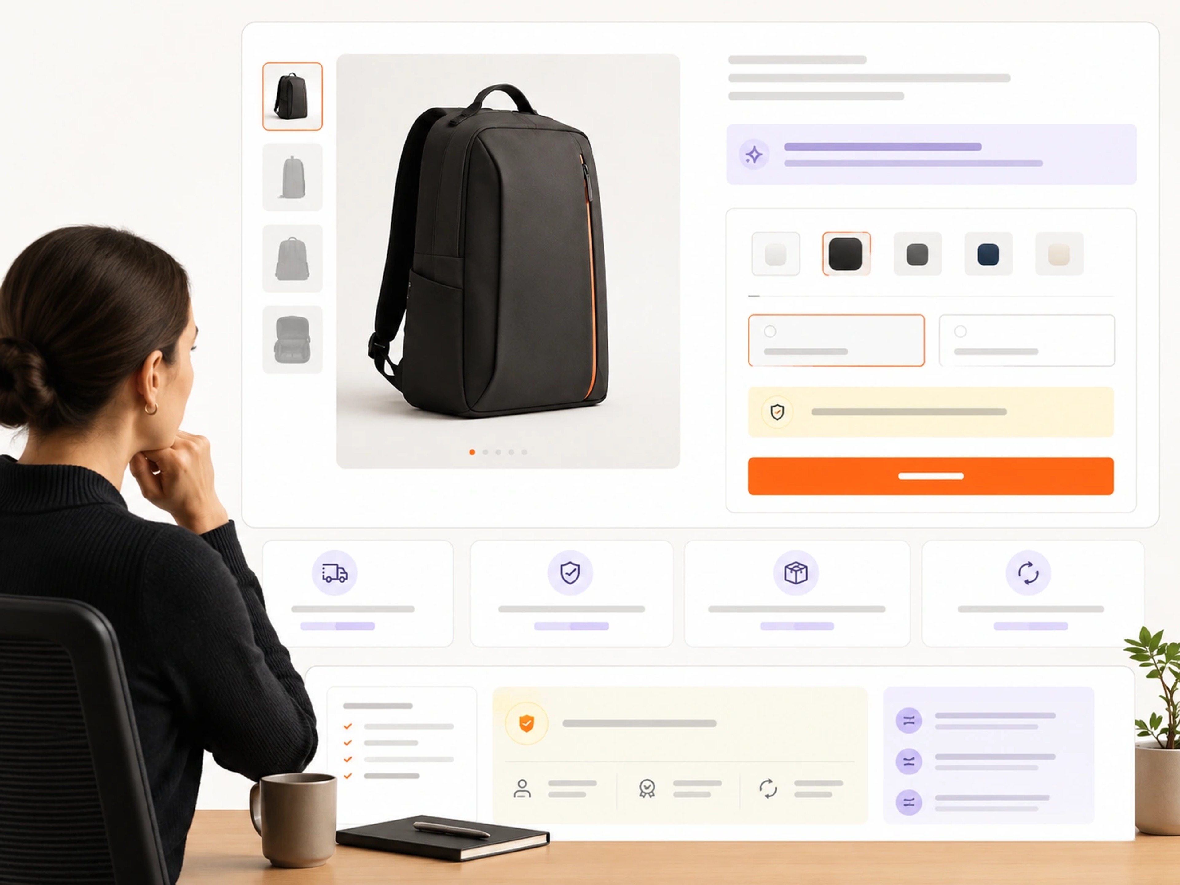 Apps and Integrations visual showing Shopify store connected to reviews, subscriptions, CRM, shipping and analytics | Flashyminds