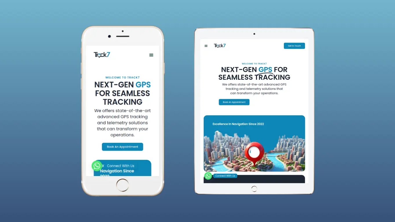 Track7GPS WordPress Website