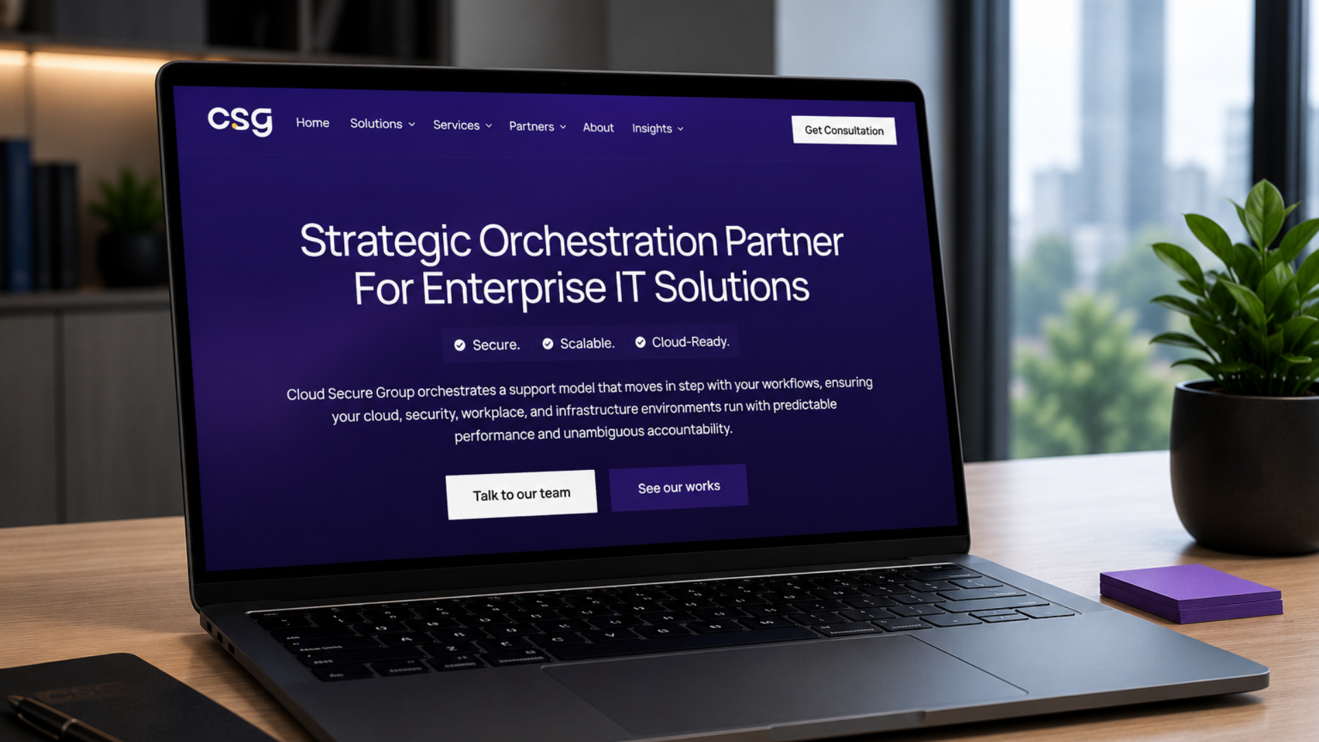 Cloud Secure Group Branding by Flashyminds