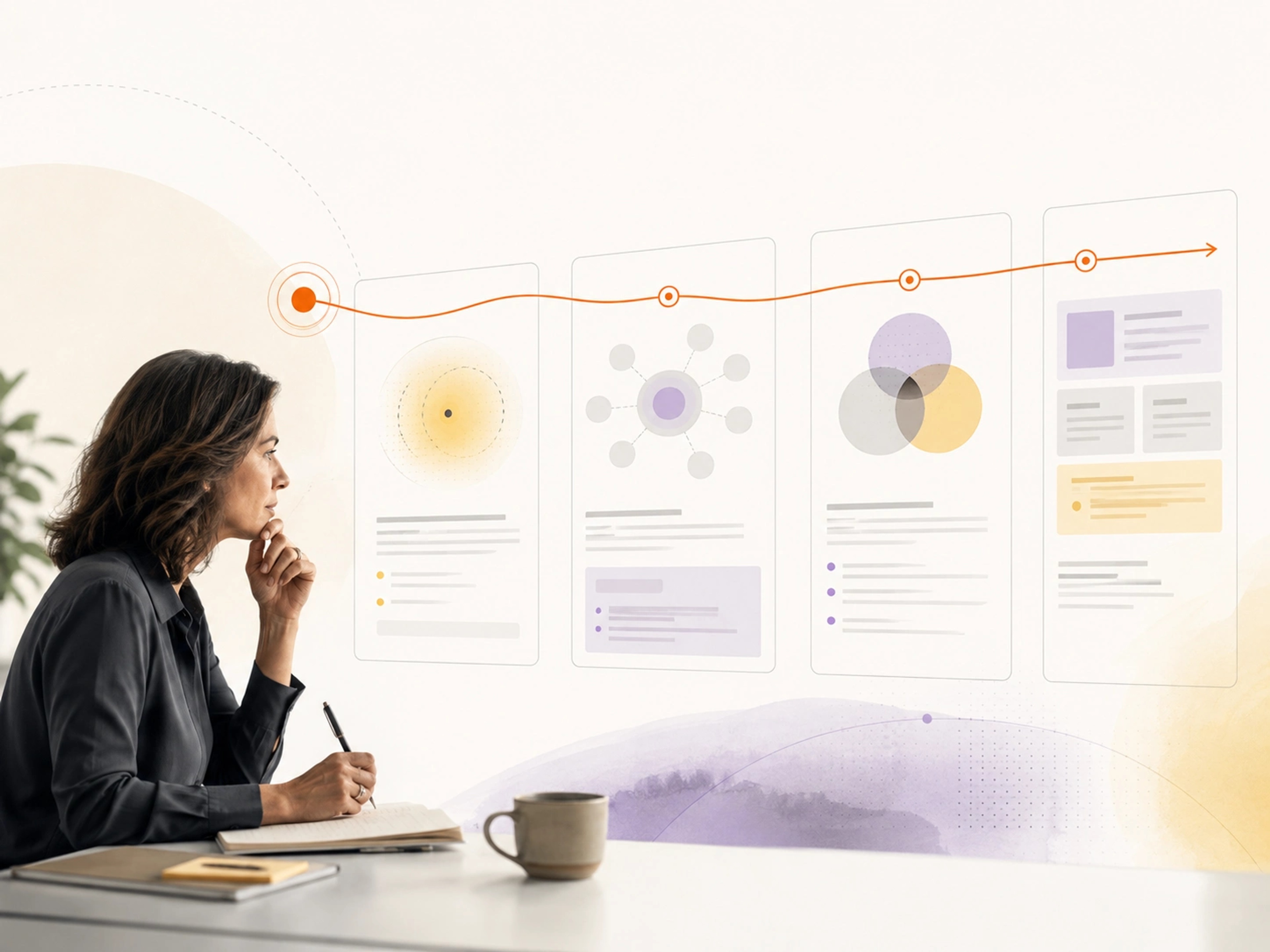 Match People to Relevant Roles visual showing employer demand, candidate journeys, application stages and human review | Flashyminds