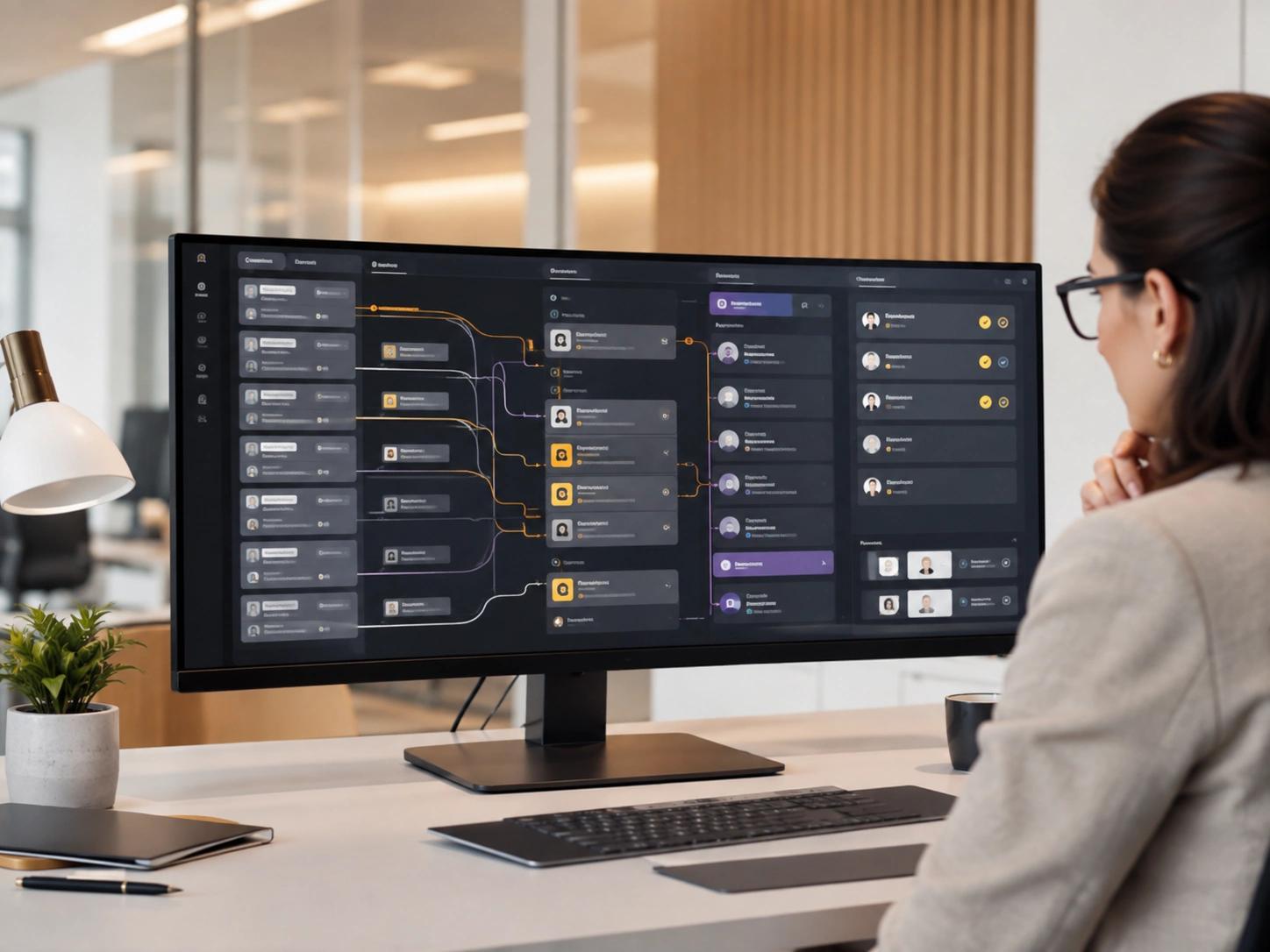 Design Data, Control and Exceptions visual for AI Automation showing data, decisions, safeguards and responsible operation| Flashyminds