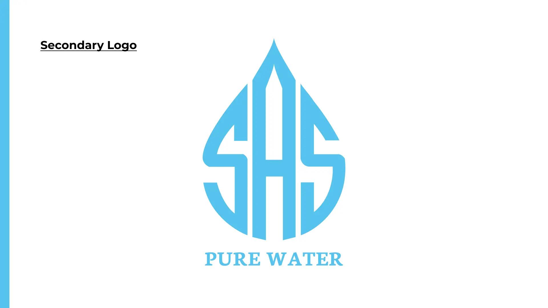 SAS Pure Water Branding
