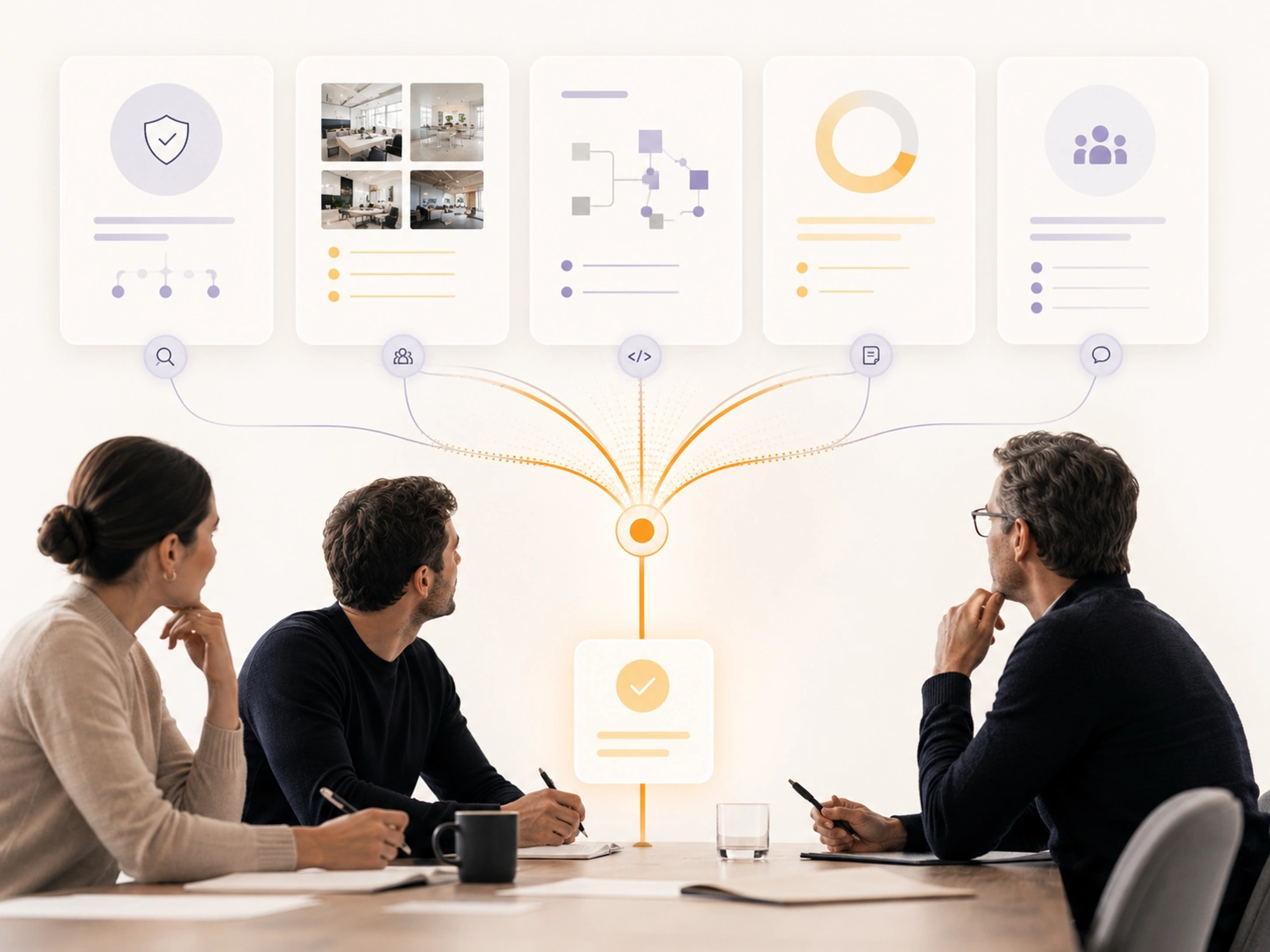 Match Content to Audience Need visual showing content archives, audience paths, subscription states and editorial governance | Flashyminds