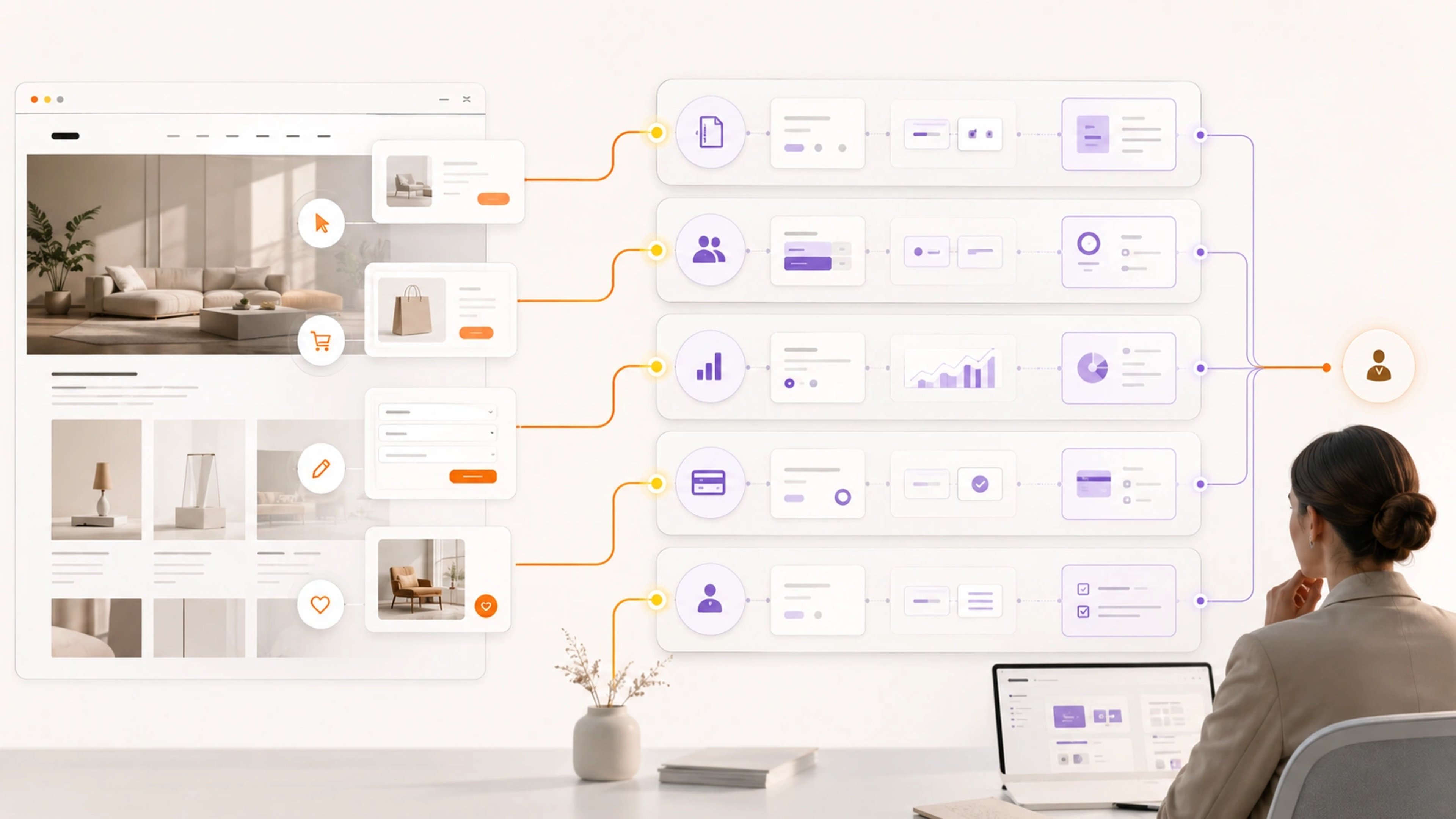 Prioritise by Impact visual showing website support triage matrix based on customer and business impact | Flashyminds