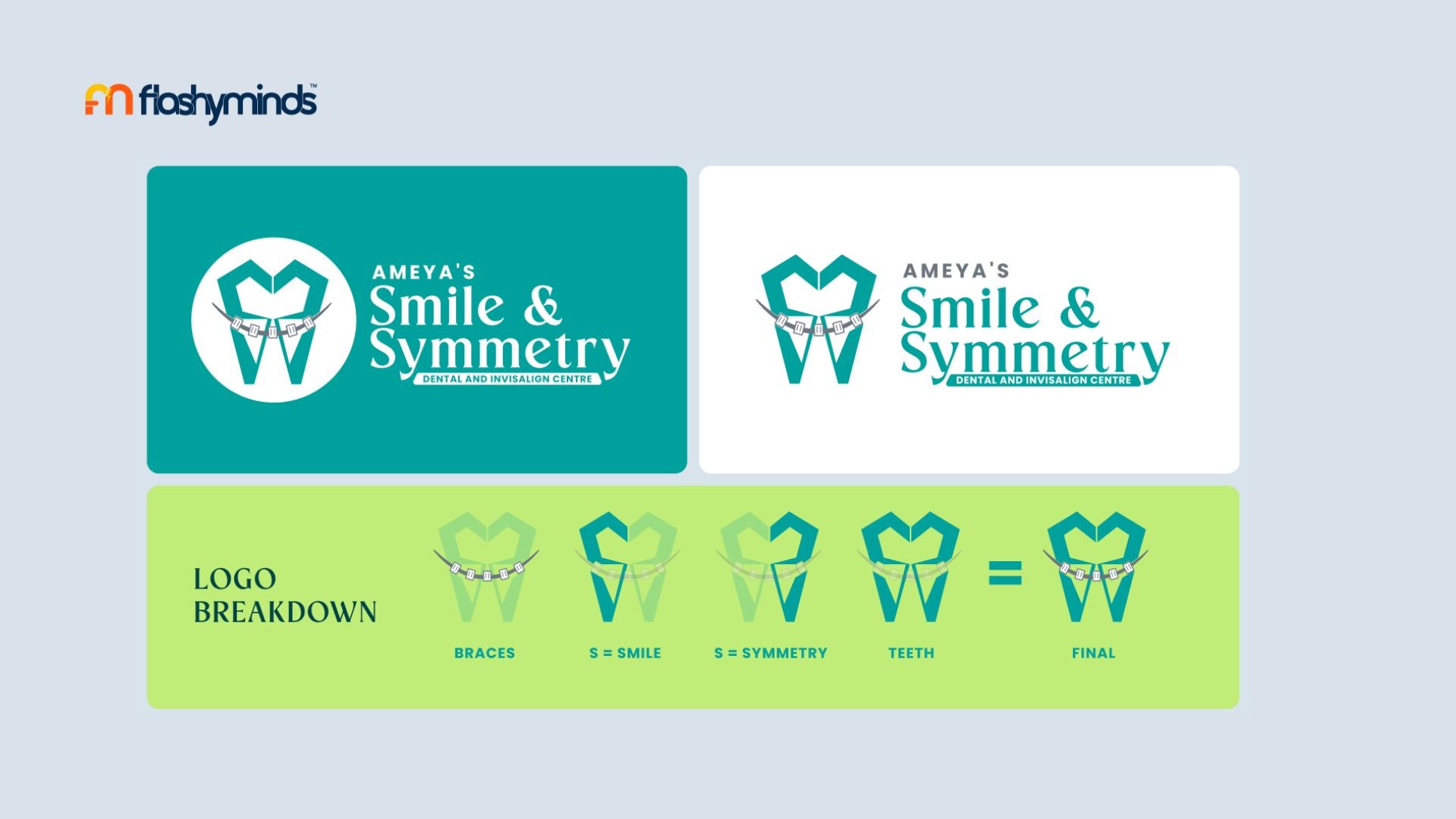 Ameya's Smile and Symmetry Branding by Flashyminds