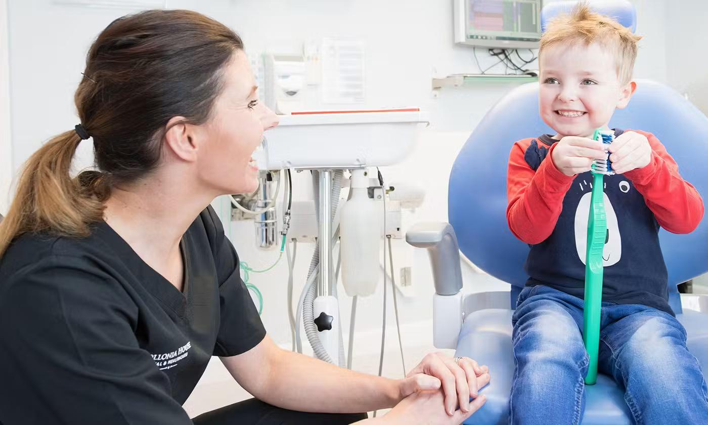 Capel Child With Dentist
