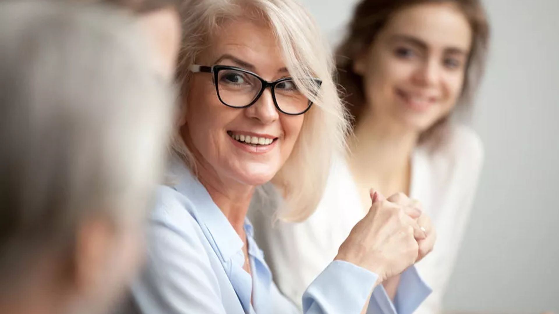 Image of a woman smiling