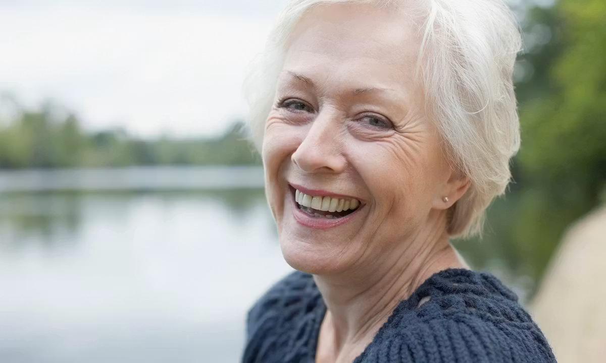 Older Lady Smiling