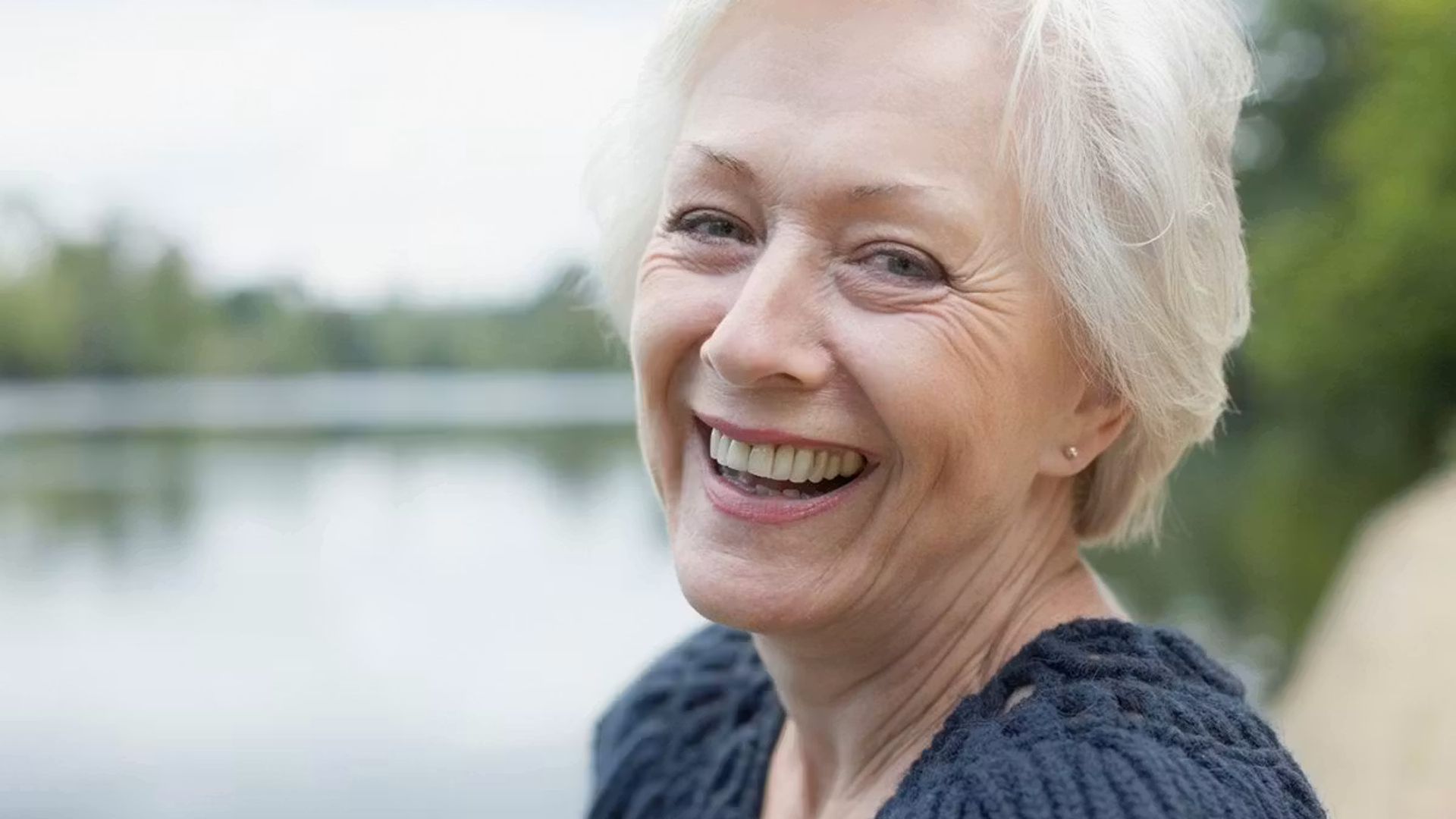 Older Lady Smiling