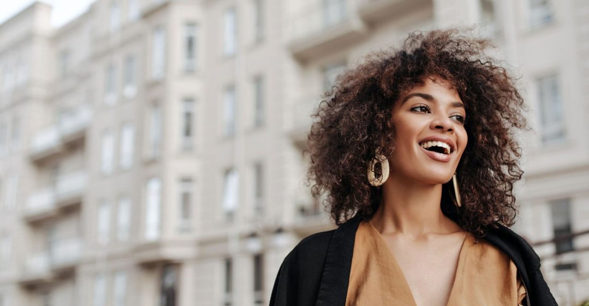 Image of a woman smiling