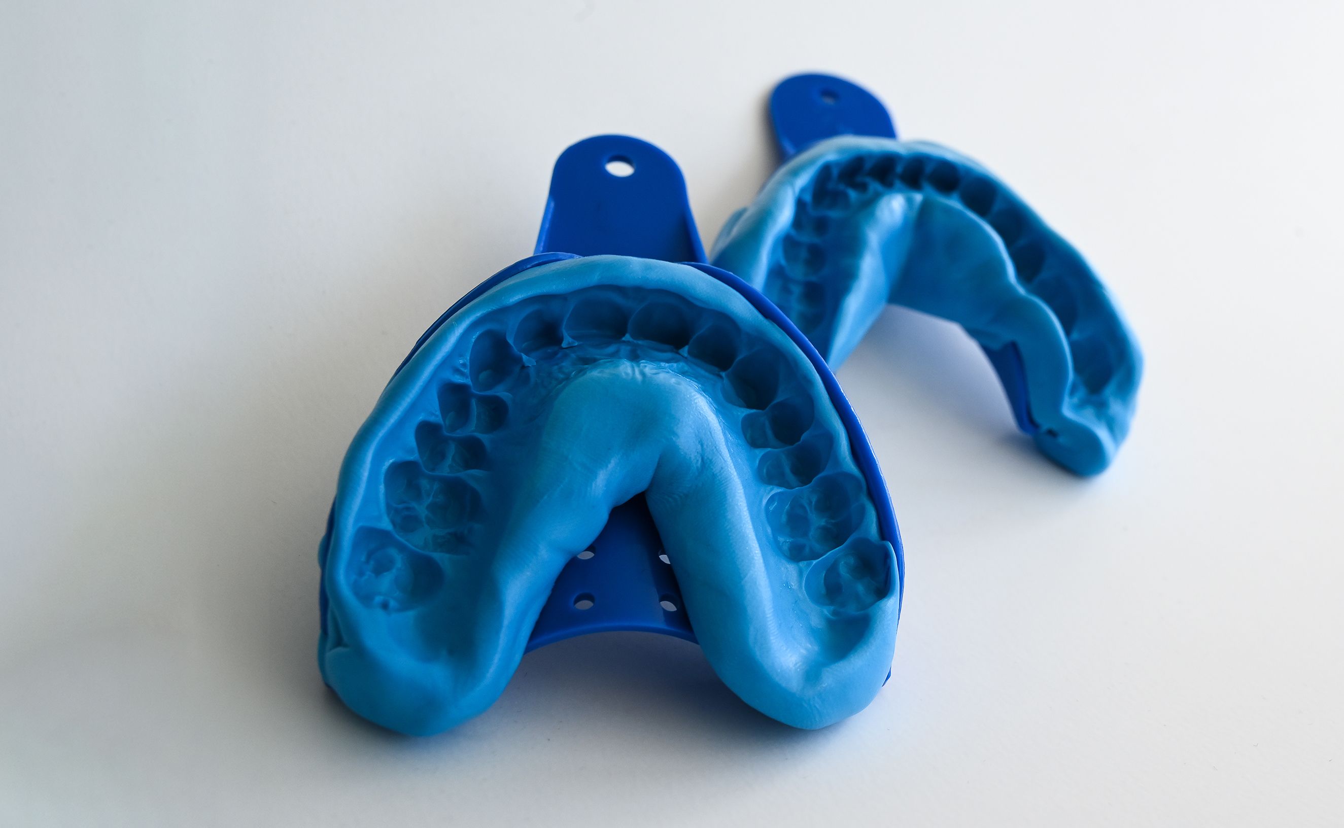 mouthguard with putt impression mould