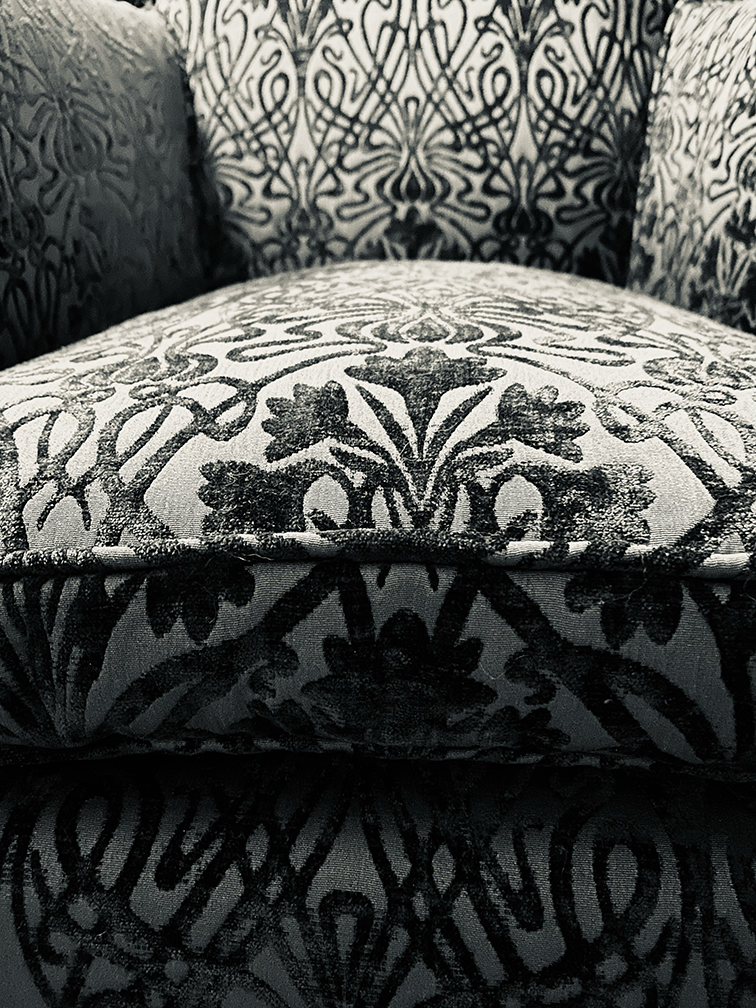 Coussin club Art Déco