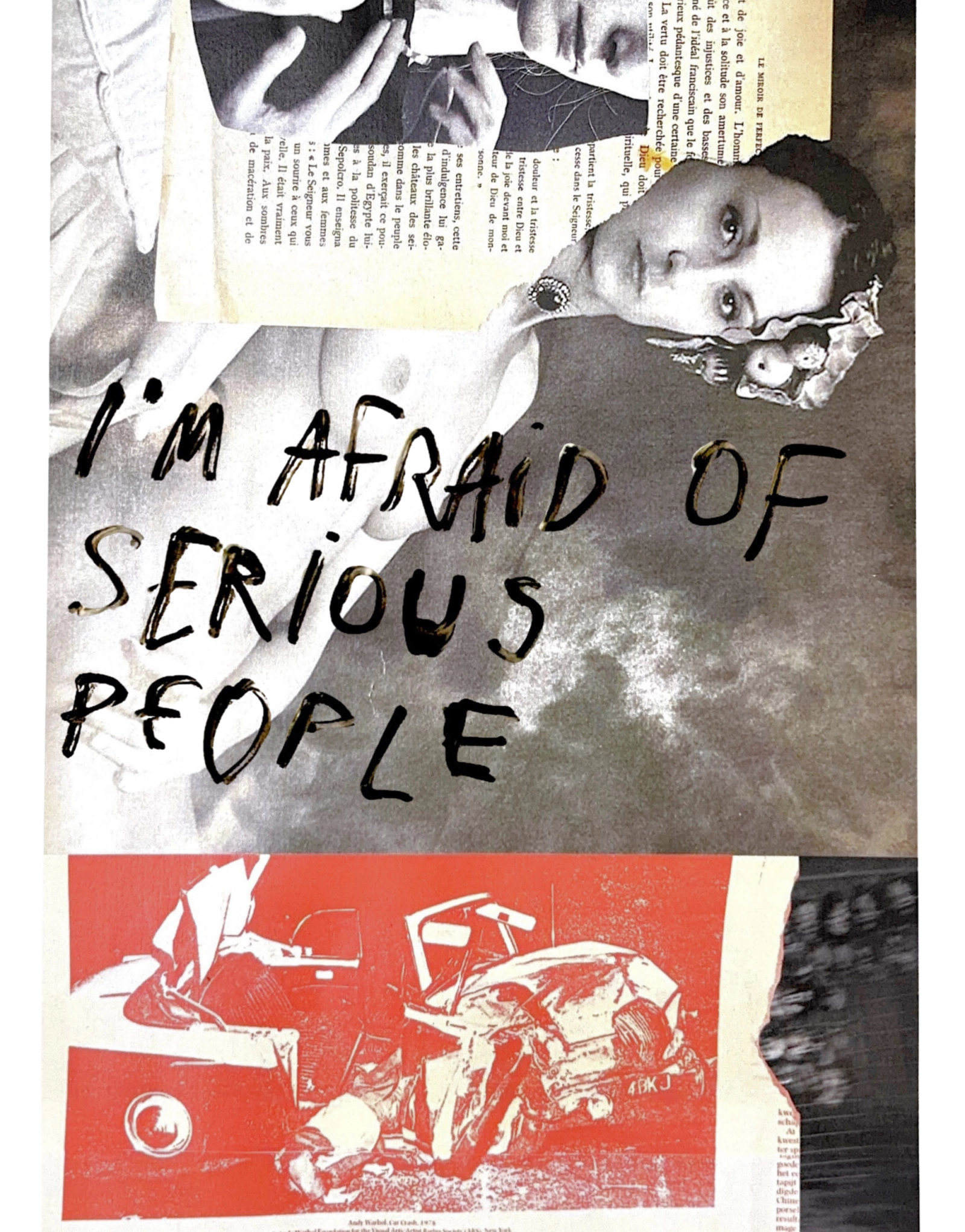 Poster for I’m Afraid of Serious People at THONK TANK, 2 October 2026.