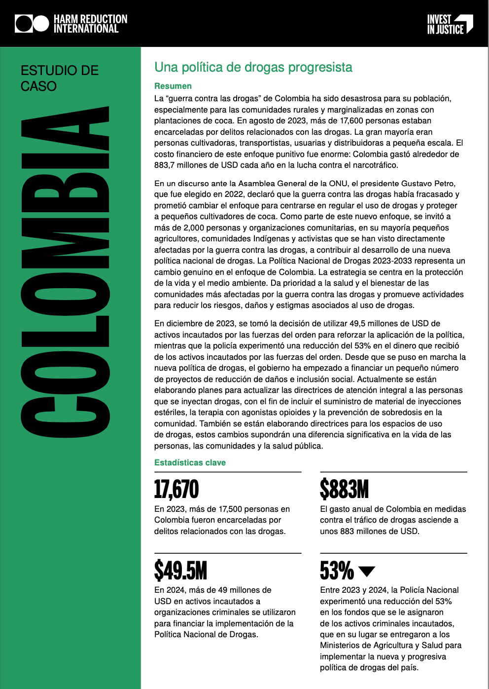 Estudio de caso: Colombia