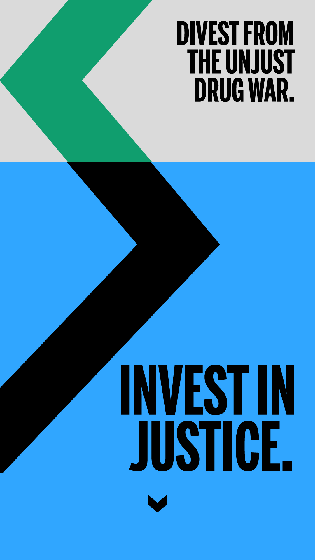 Divest from the unjust drug war. Invest in justice.
