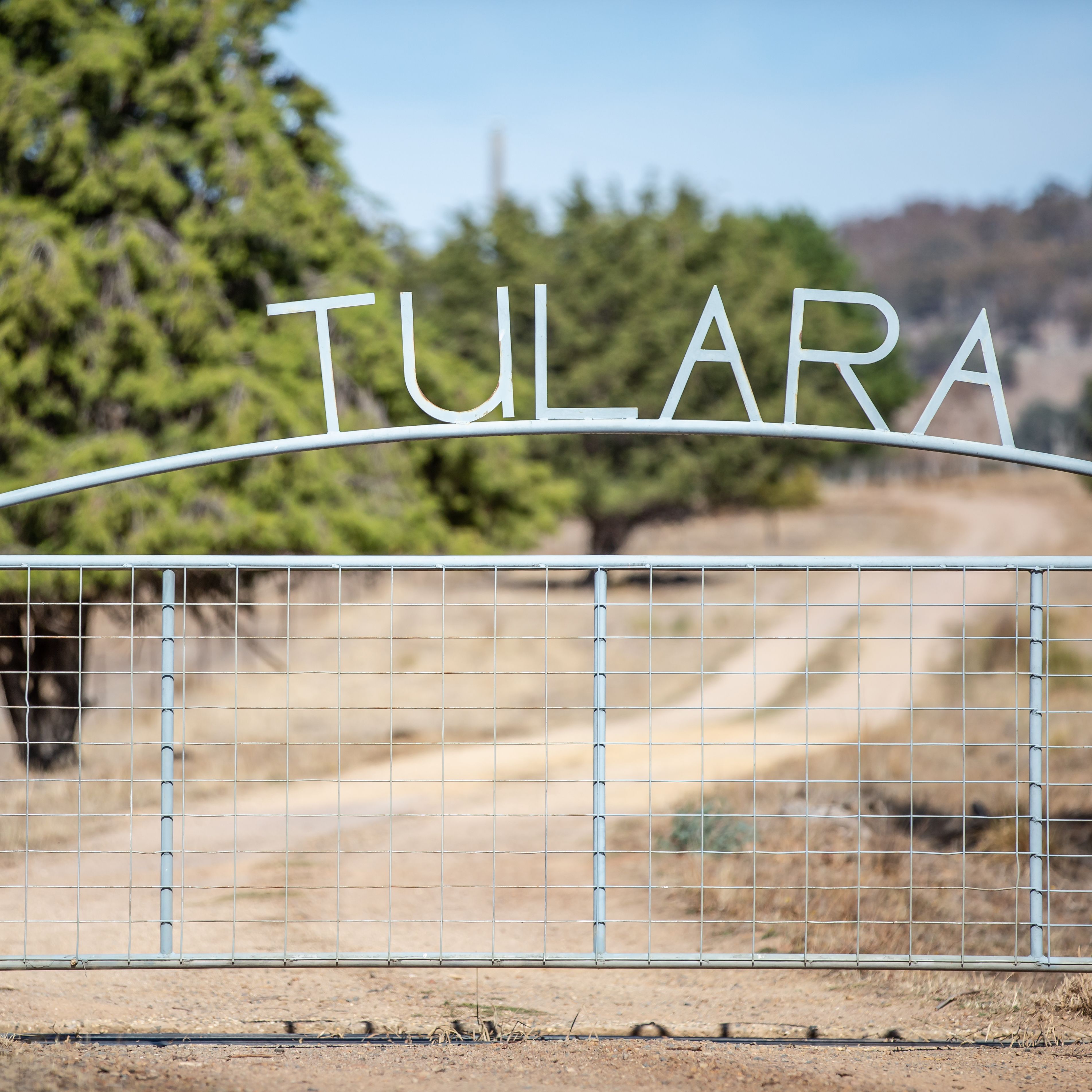 Tulara sign on the property's front gate