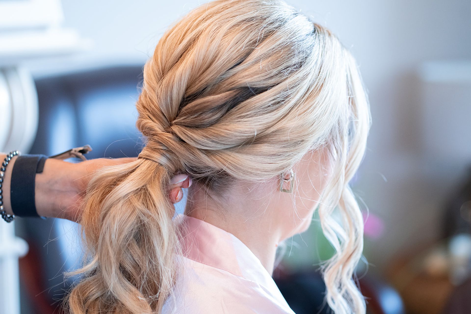 Bridal hair styling at Salon 2, Sligo