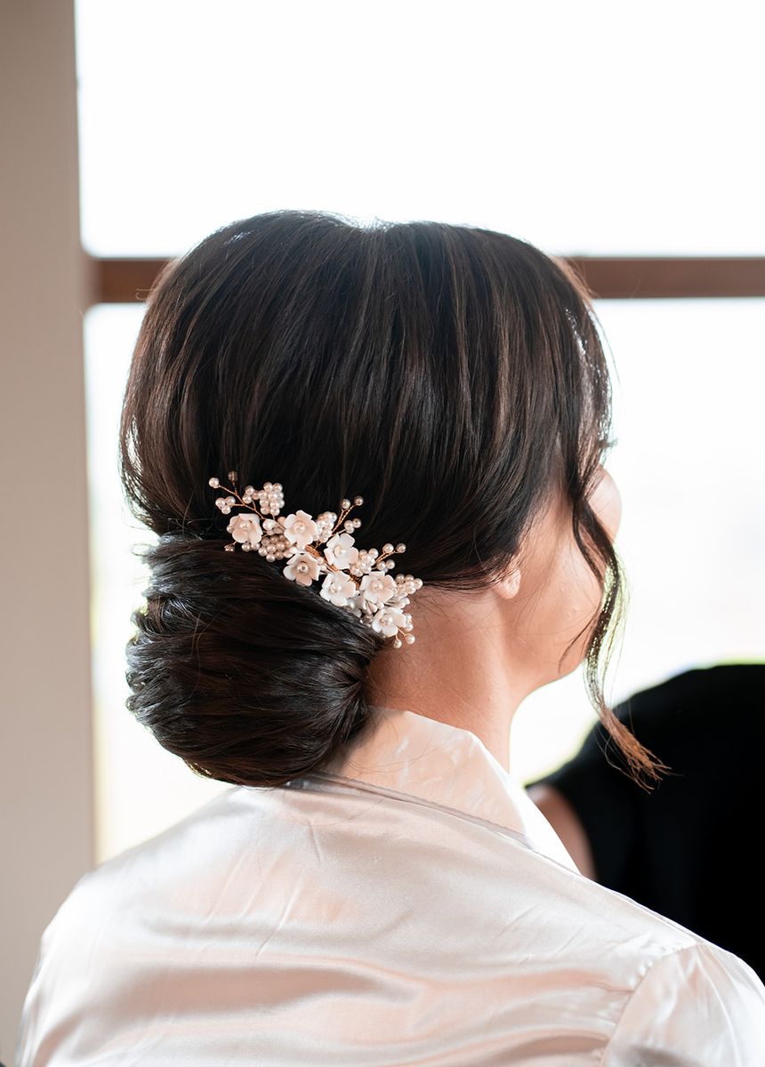 Bridal hair styling