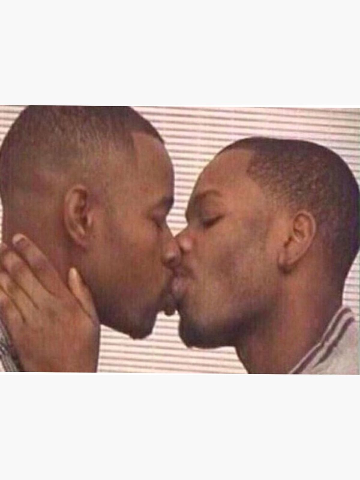 homosexual black men kissing